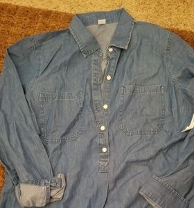 Old Navy Chambray Shirt Dress